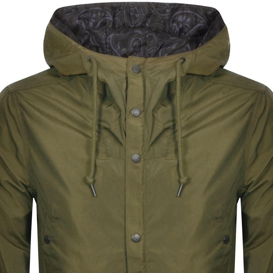 Alternative Image for ProductPretty Green Ridley Hooded Jacket Green2